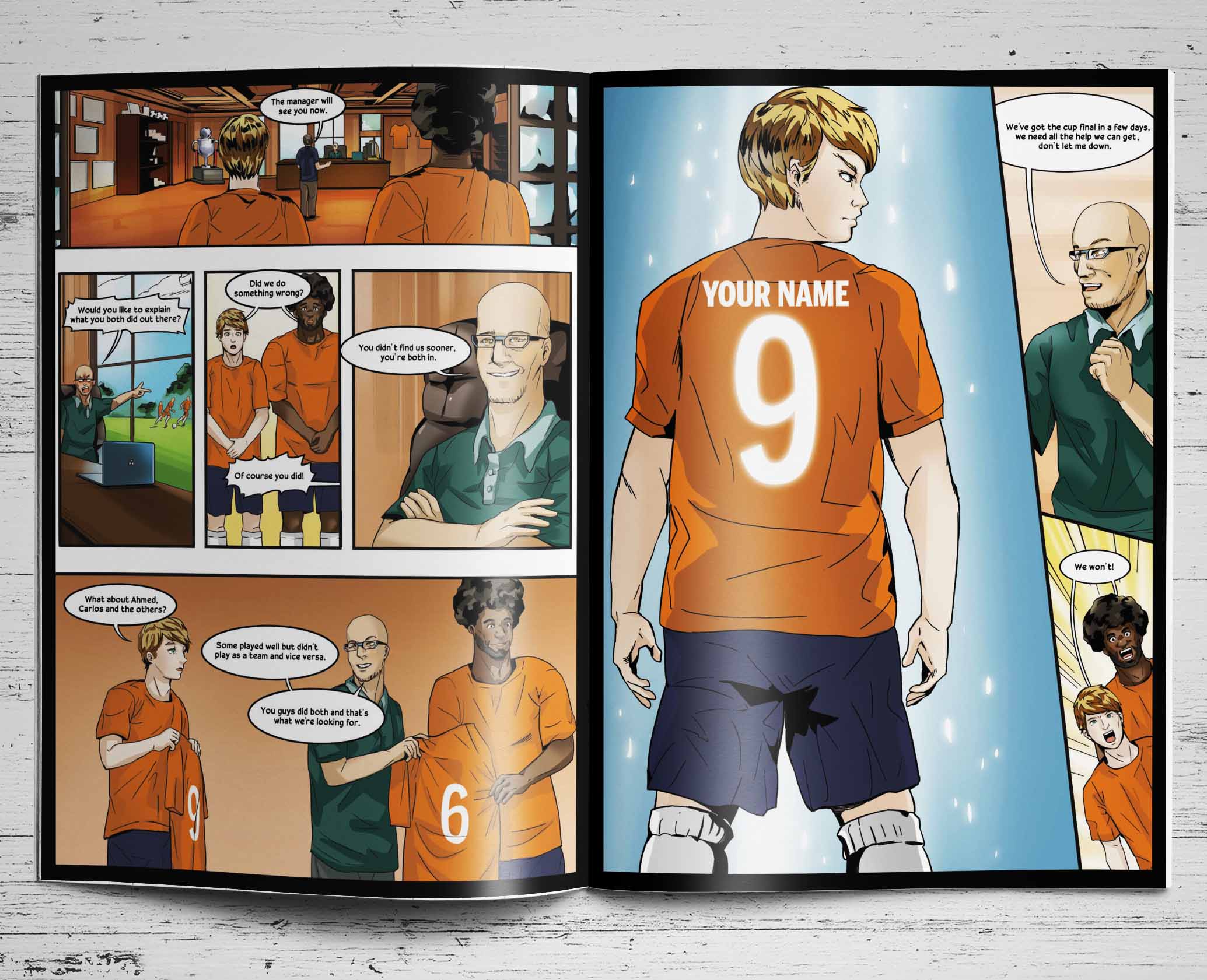 Personalised Luton Town Book - Image 2