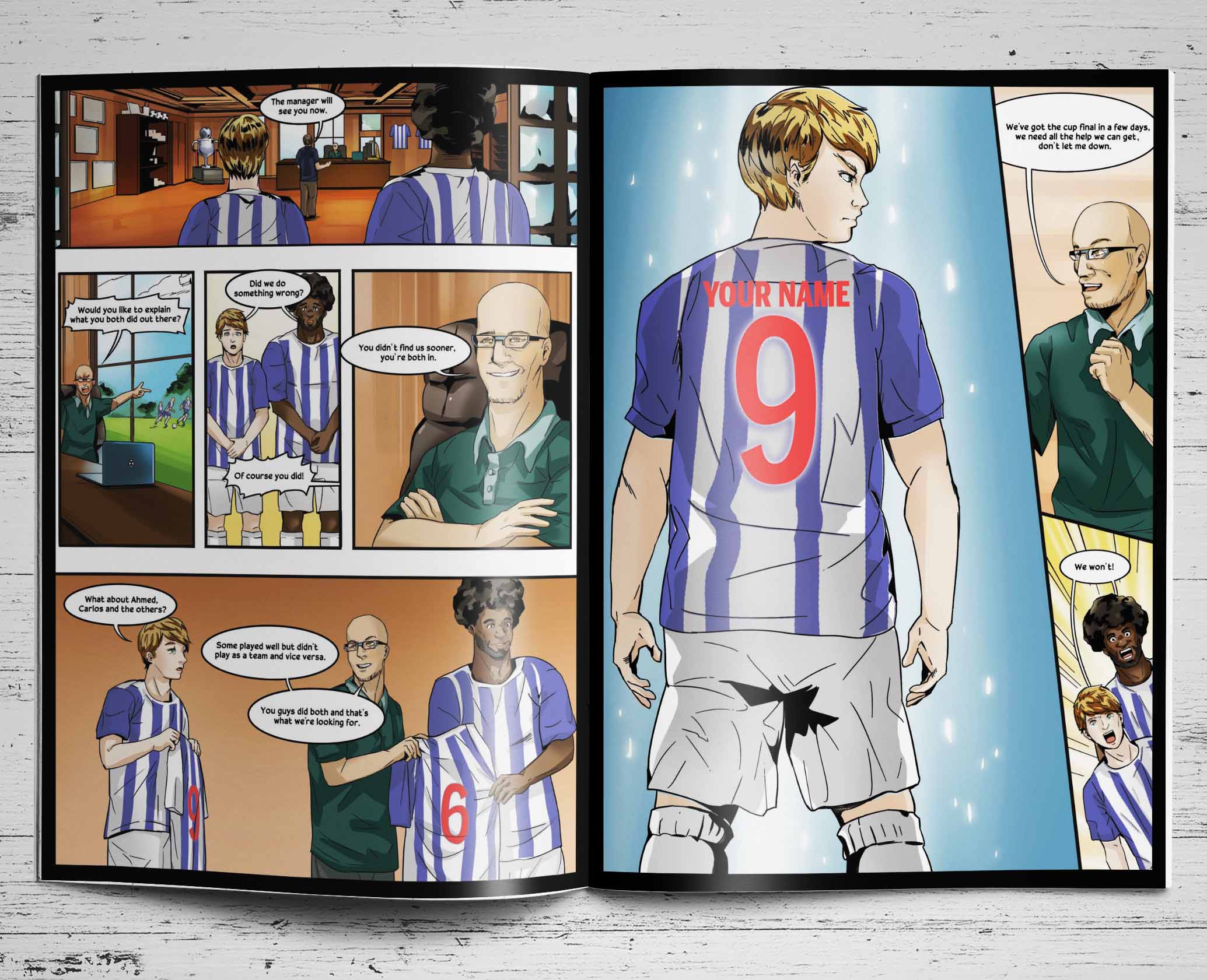 Personalised Huddersfield FC Book - Image 2