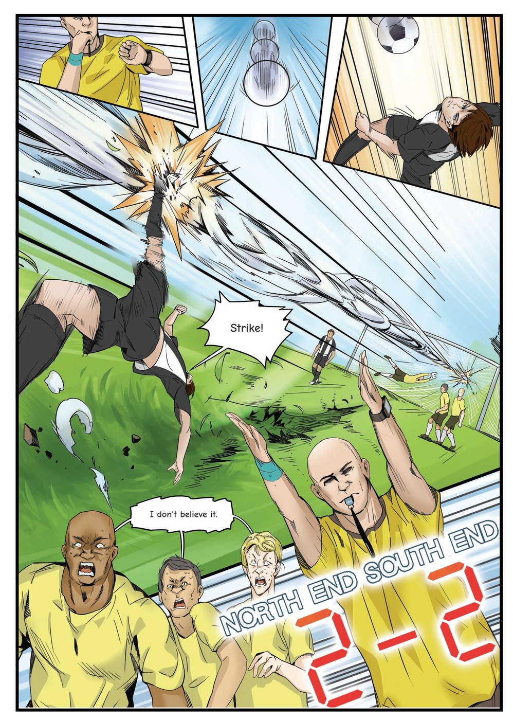 A page from inside the personalised Newcastle United book