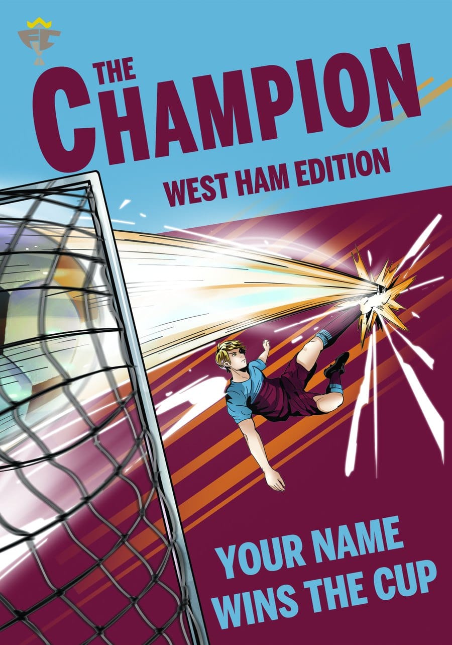 The Champion — Personalised West Ham United book cover
