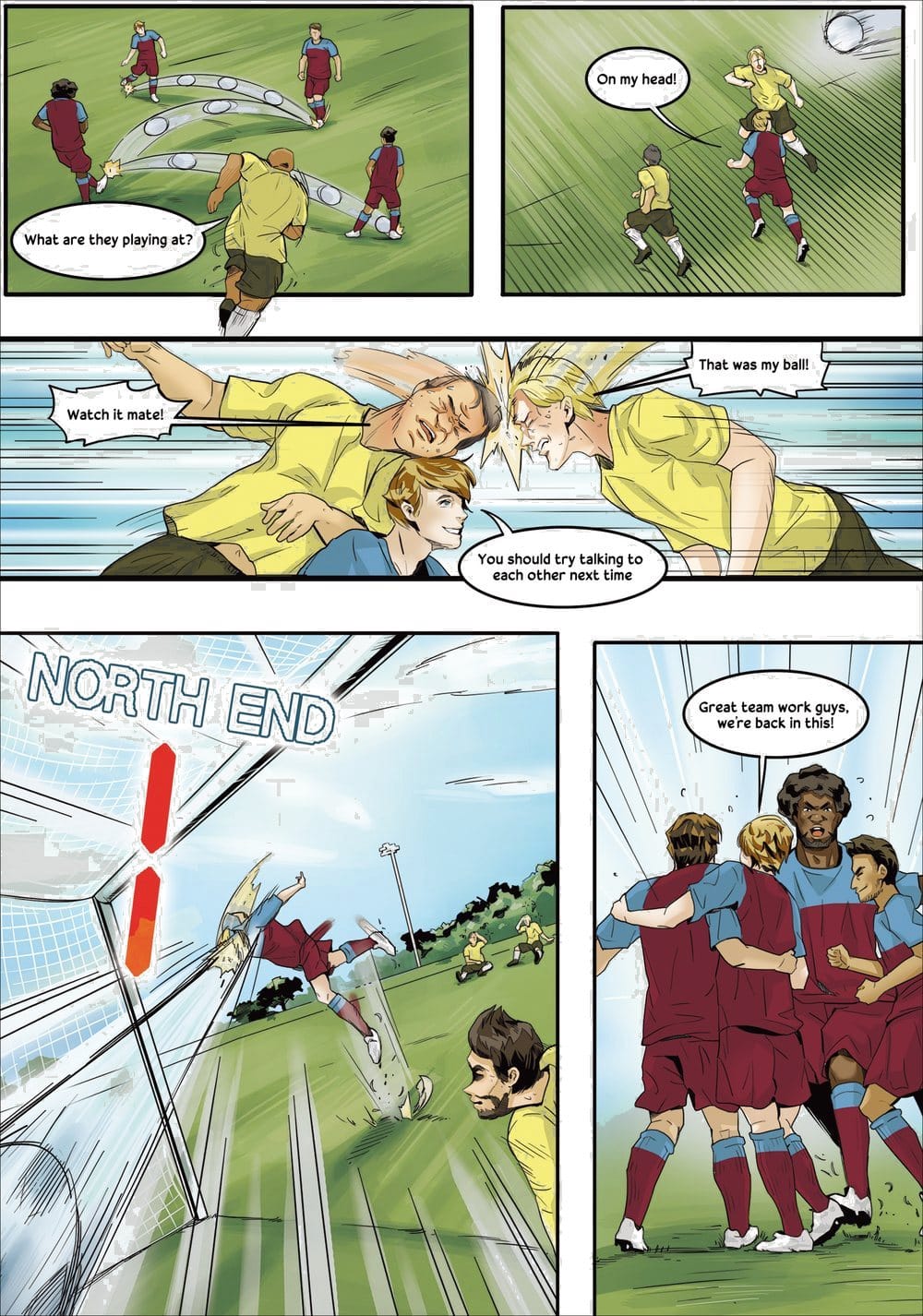 Your child gets scouted by West Ham United — a page from the personalised book