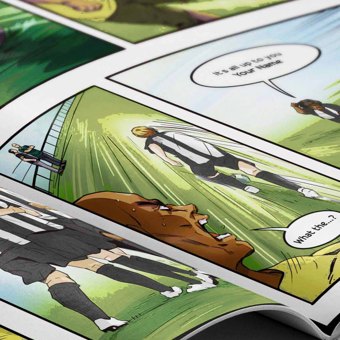 Newcastle comic panels