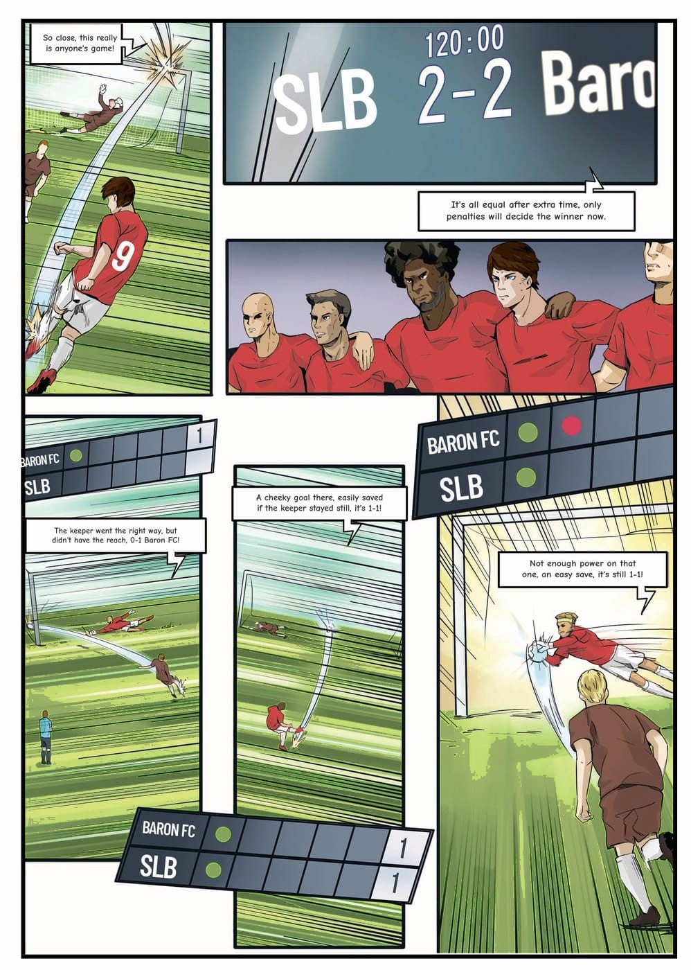 A page from inside the personalised Benfica book