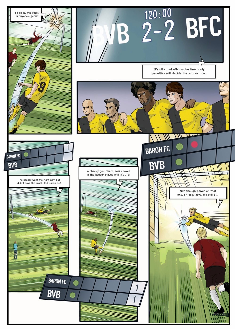 A page from inside the personalised Borussia Dortmund book