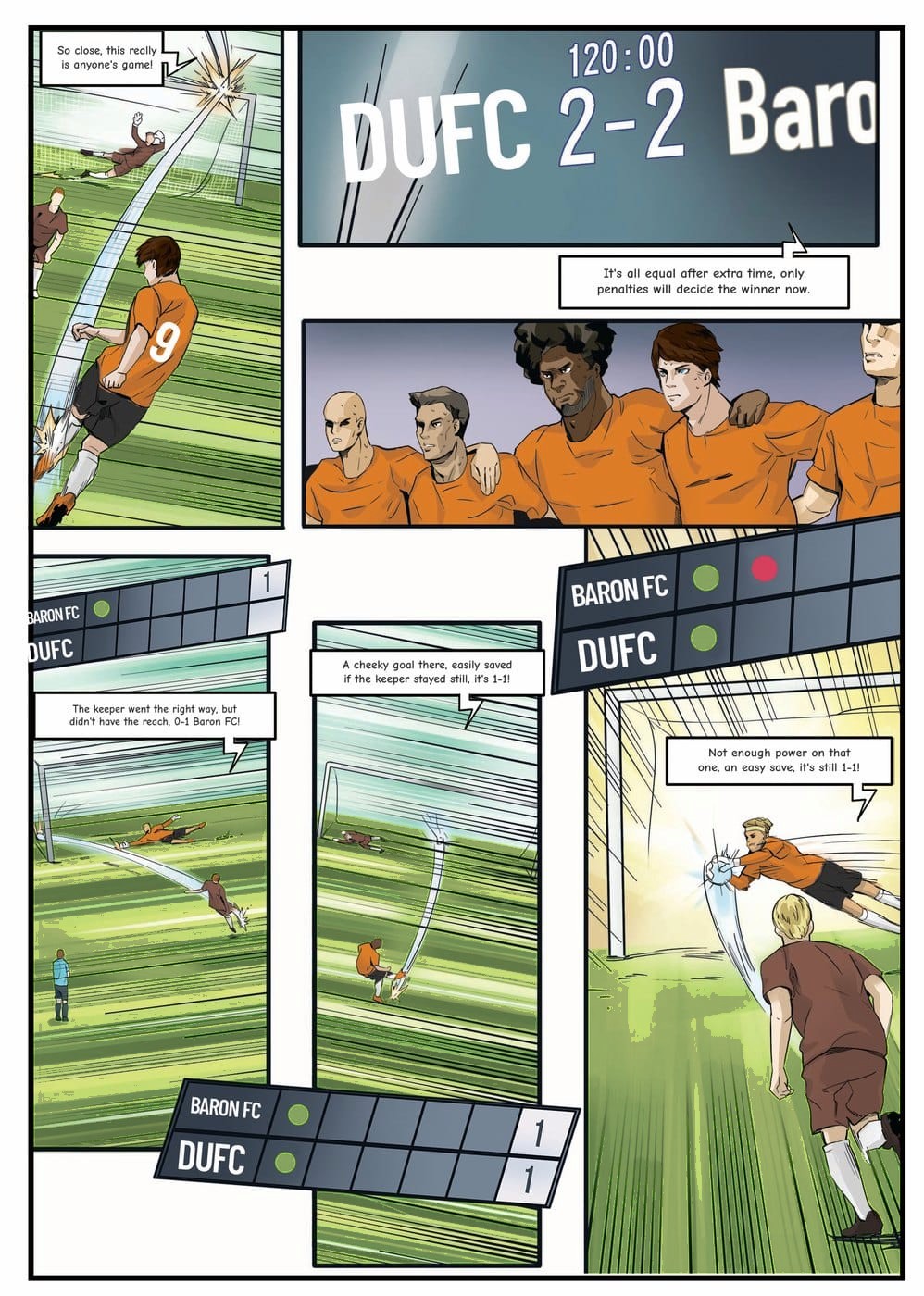 A page from inside the personalised Dundee United book