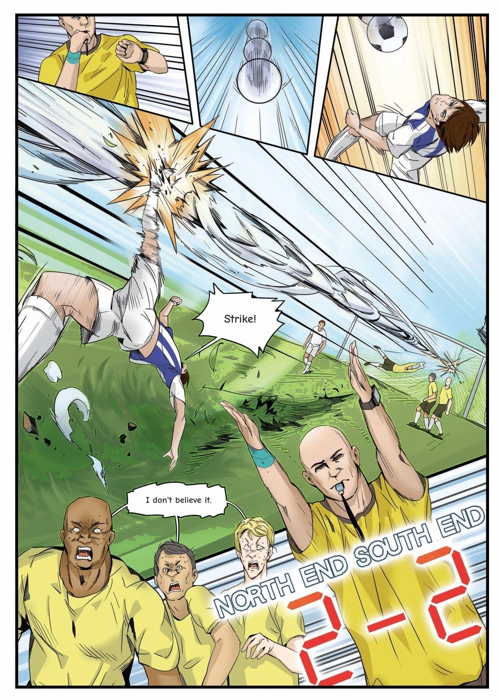 A page from inside the personalised Kilmarnock book