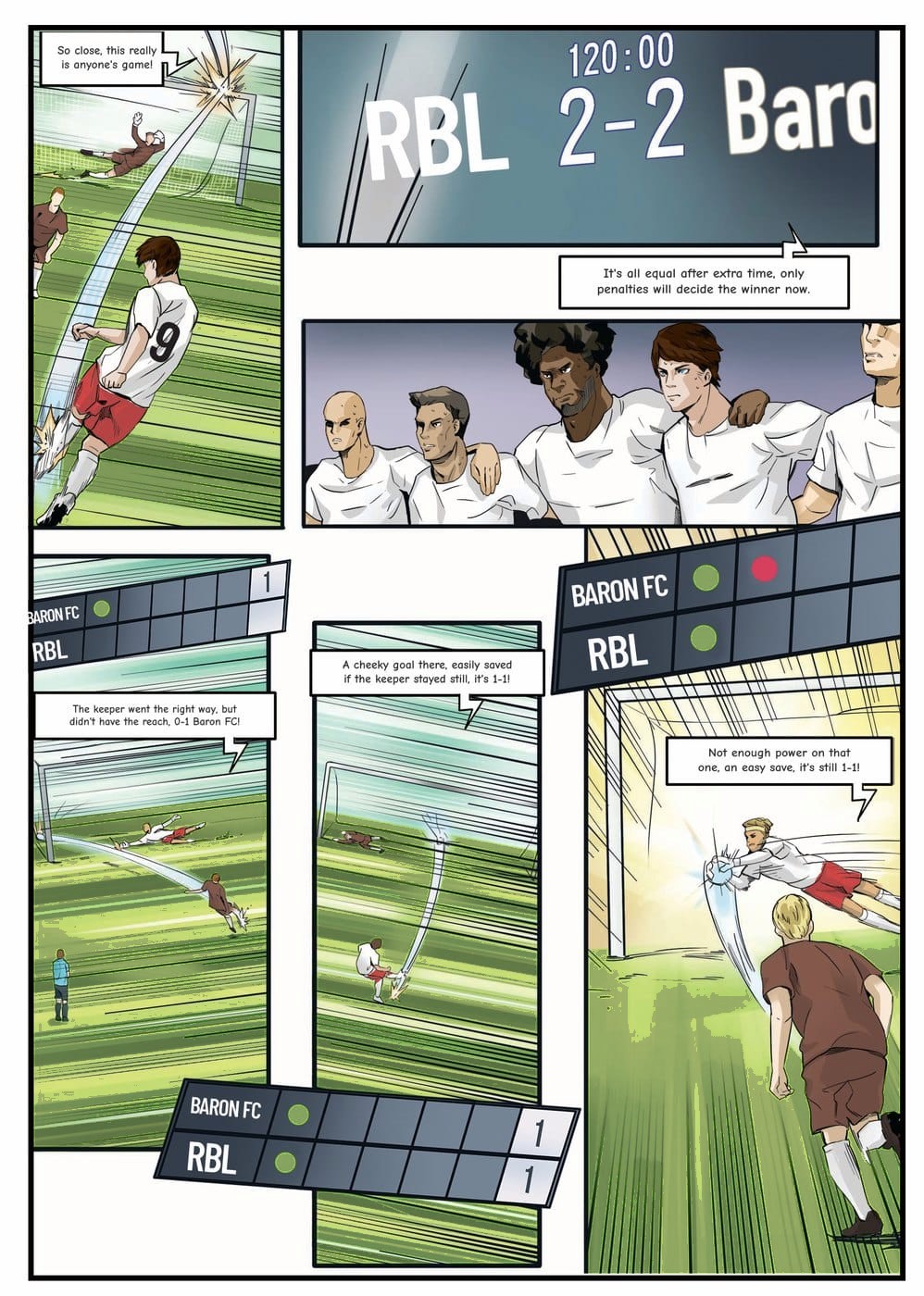 A page from inside the personalised RB Leipzig book