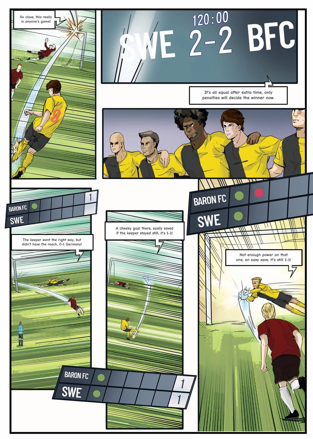 A page from inside the personalised Sweden book