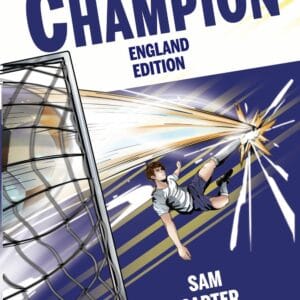 Personalised England storybook cover, The Champion England Edition, with Your Name Wins The Cup on the front