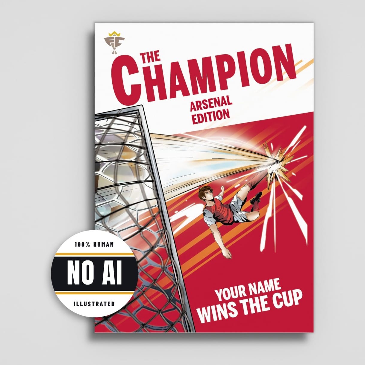 Arsenal personalised storybook