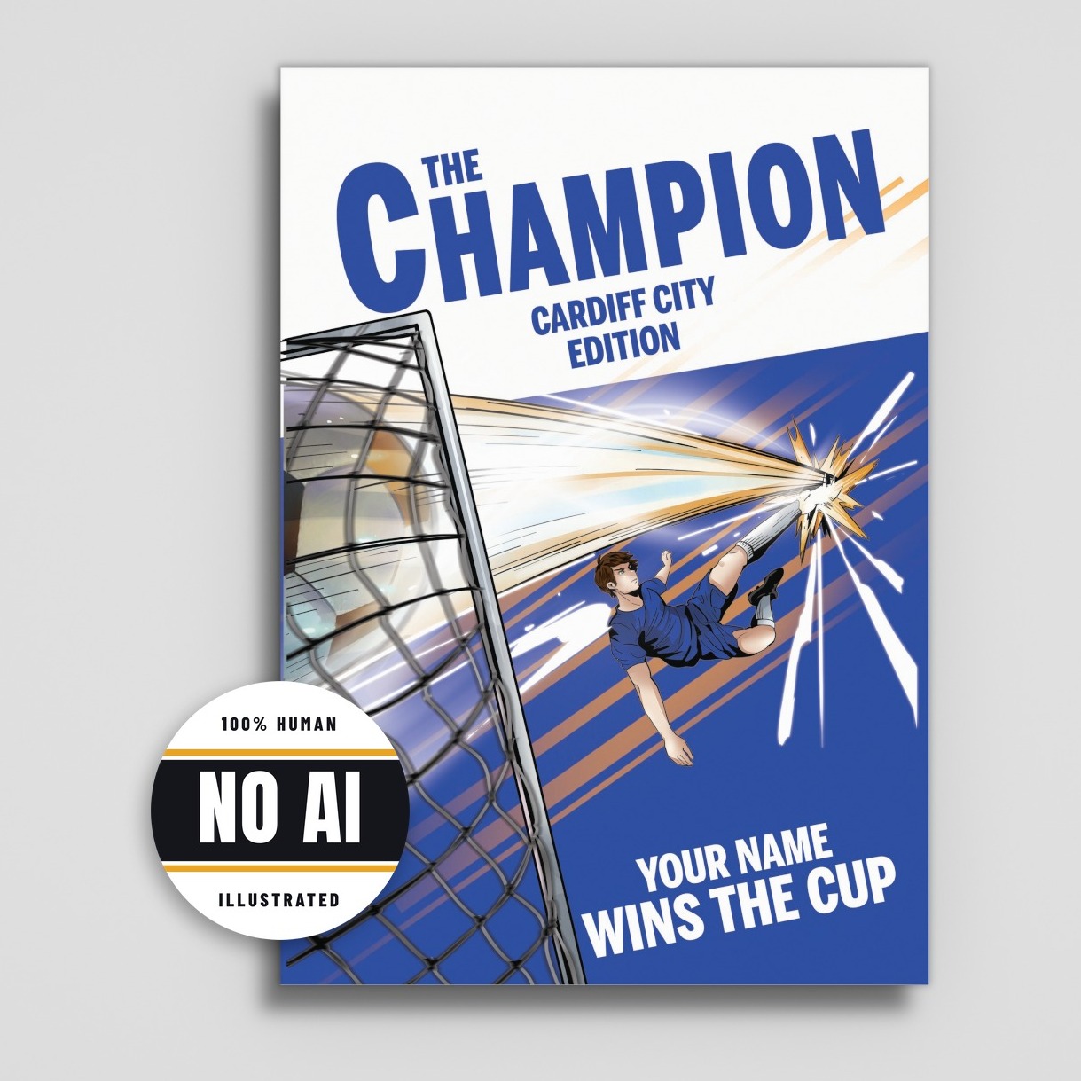 The Champion — Personalised Cardiff City book cover