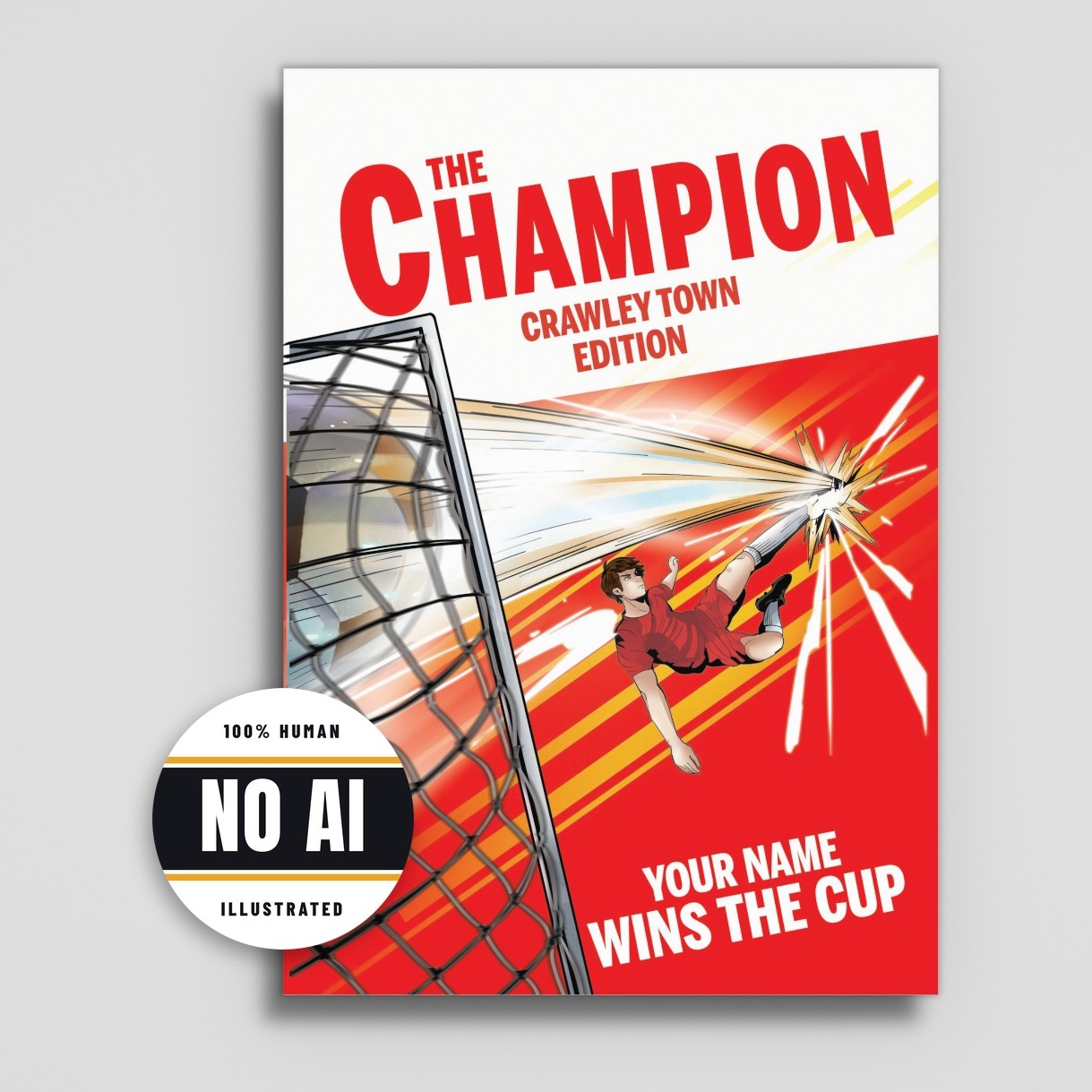 The Champion — Personalised Crawley Town book cover