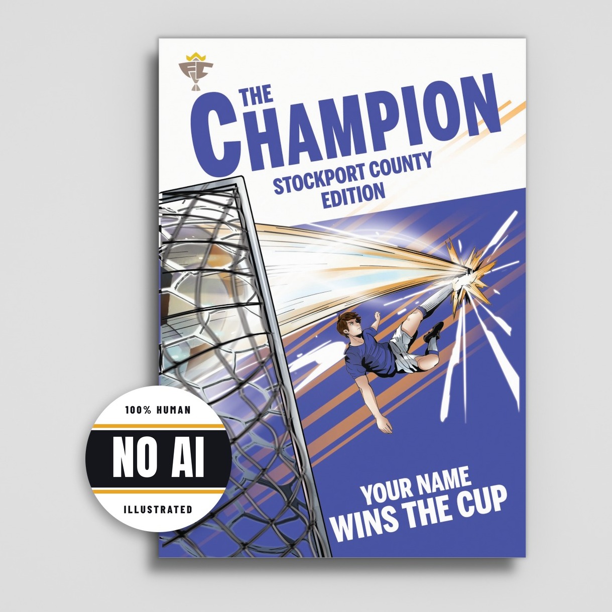 The Champion — Personalised Stockport County book cover